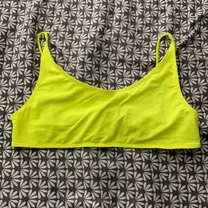 yellow bathing suit top